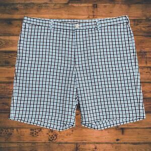 Peter‎ Millar Apex Seersucker Featherweight Golf Shorts Mens 40 Blue Check Plaid